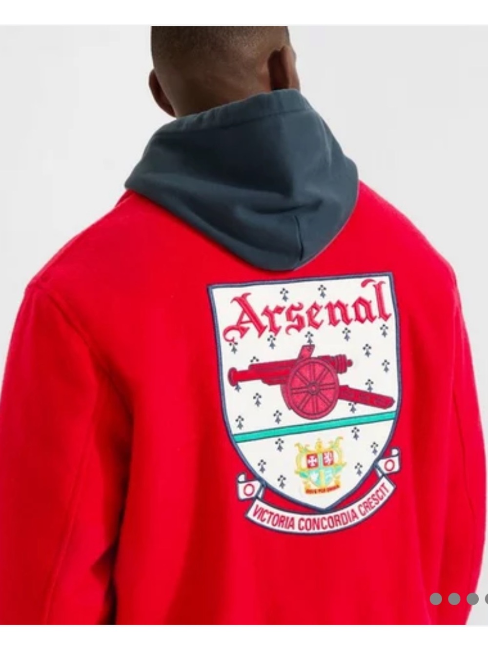 Red Arsenal varsity jacket size small new with tags - sold out